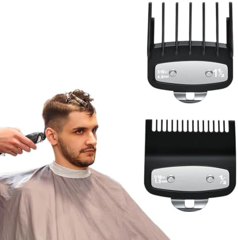 10 Piezas Peines Maquina Cortar Pelo, Peines-Guía Accesorios para Wahl Cortapelos, Peine Límite para Cortapelos, Peines Guía De para Cortapelos y Afeitadoras Corporales, Recortadora Recambios Peine