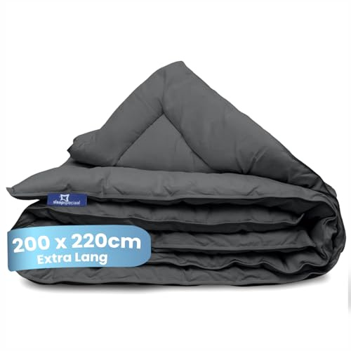 Slaapspeciaal Bettdecke ohne Bezug 200x220cm - Ganzjahresdecke Extra lang