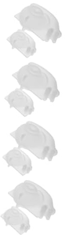 DOITOOL 8 pièces Moule Escargot Silicone Réutilisable pour Bricolage Décoration Animal et Facile à Démouler pour Artisanat DIY Bureau et Maison