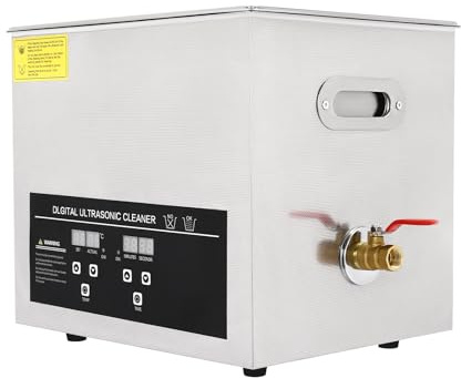 Ultrasonic Cleaner Stainless Steel Jewelry Cleaning Machine – Digital Display, 40KHz Deep Cleaning, Low Noise, for Glasses, Watches, Medical & Electronic Parts (2L)