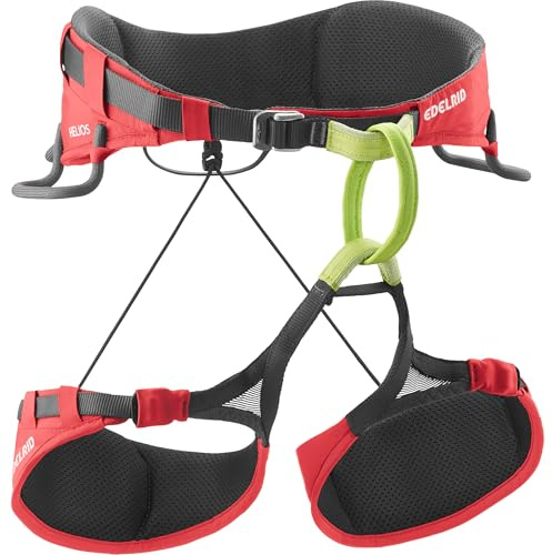 EDELRID Unisex Helios II Klettergurt, lava, L | 85-95CM