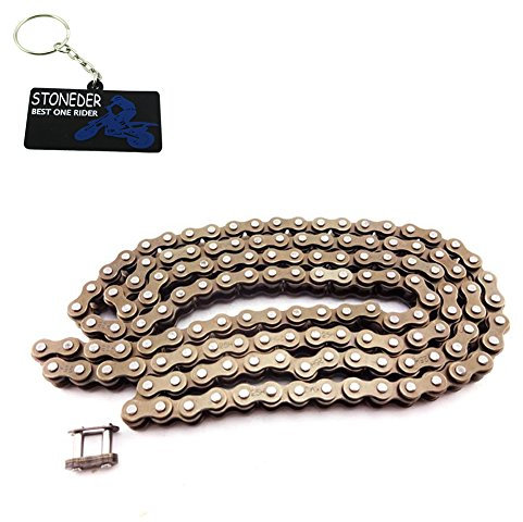STONEDER 25H Pignon avec chaîne de réserve Master Link pour 2 Temps 47cc 49cc Chinois Mini Dirt Pocket Bike Quad ATV Mini-Moto.