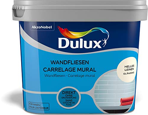 Dulux WANDFLIESENFARBE GLZ HELL-LEIN. 750ML 5280696 Helles Leinen