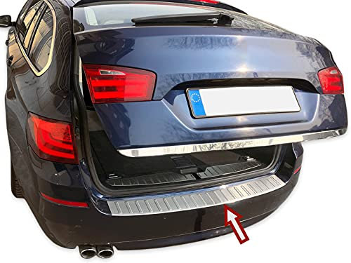 Recambo | Protector de Parachoques Trasero | Compatible con BMW Serie 5 F11 Touring | 2010-2017 | Acero Inoxidable Mate | Protección Borde de Carga