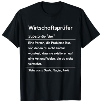Lustige Wirtschaftsprüfer Beruf Buchhalter Steuerberater T-Shirt