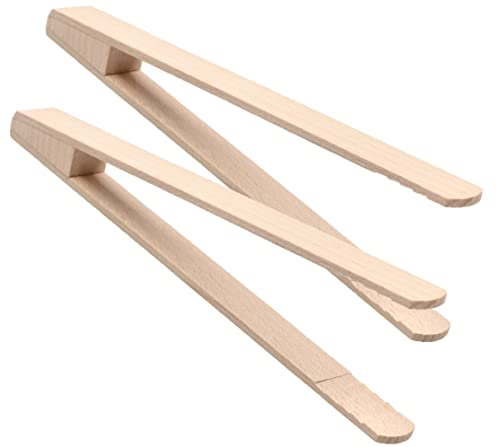 KOTARBAU® 2er Set Holzzange Das perfekte Werkzeug für die Gastronomie für Gurken Sauerkraut und Pilze