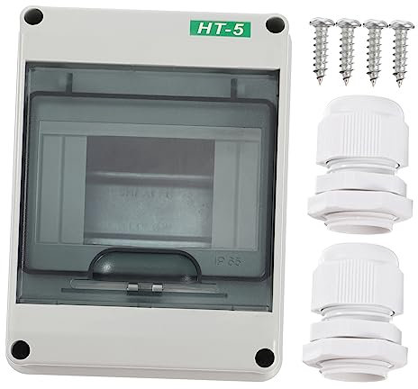 Homoyoyo Scatola Di Distribuzione Ht Plastica Quadro Elettrico Per Uso Esterno Design Elegante e Resistente Per Casa e Negozio Facile Installazione Per Cablaggio