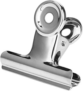TEHAUX 30St Büroklammern Scharnierclips aus Metall Miniclips Metallklammern Verschlussclips für Snackbeutel Aufbewahrungsklammern Eisenklammer Metallclip Snack-Tasche