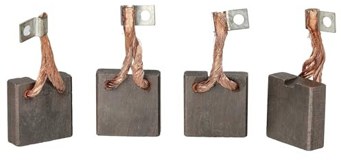 vhbw 4x balais de charbon 25,5 x 25,7 x 8,9 mm compatible avec Jungheinrich transpalette 0871077 véhicule utilitaire
