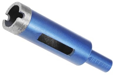 CoCud Diamond Core Drill Bit, 20mm Dia Round Shank, Tiles Stones Marble Concrete Dry/Wet Hole Saws Blue - (Applications: for M10 Angle Grinder), 1-Piece