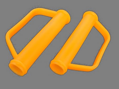 2X Ersatzgriff Sackkarrengriff Griff Sackkarre Schubkarre Karre - 25mm - in Leucht ORANGE