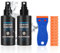 BOMVMVE Rimuovi Colla Adesivi, Rimuovi Etichette, Spray Rimuovi Etichette, Rimuove in Modo Rapido e Adesivi, con Pratico Raschietto, per Etichette Ostinate, Adesivi, Residui di Colla（50ml * 2）