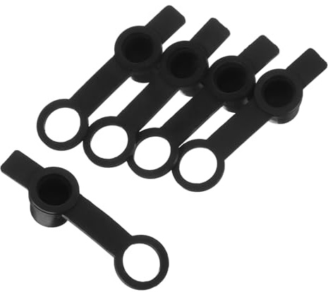 Black Rubber Quick Disconnect Dust Caps for Hpa Tank Fill