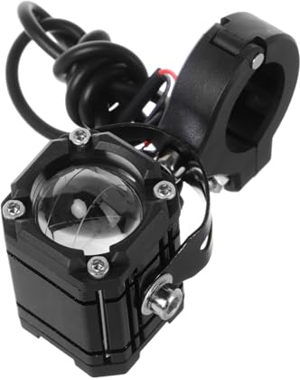 Mikinona Feu Arrière à LED pour Antibrouillard Effet Stroboscopique Double Couleur Résistant Aux Éclaboussures Facile à Installer