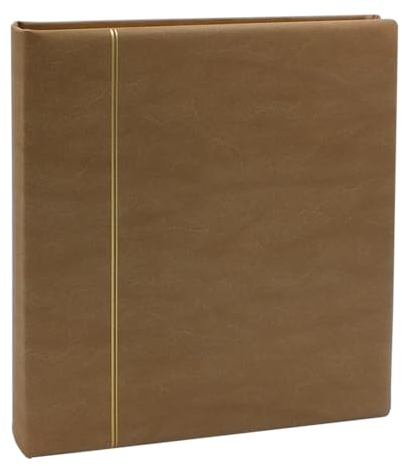 Safe 809 Ringbinder Favorit Kunstleder 'Skai' Sahara-beige I mit 14 Ringen I 2 Blattwendern I 2 Karton-Vorsatzblättern | ohne Schutzkassette I 315 x 305 x 50 mm