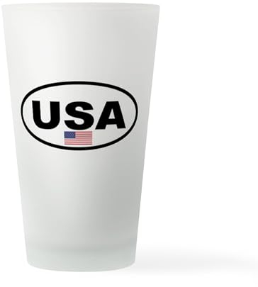 CafePress USA 3 Pint Glass, 16 oz. Drinking Glass