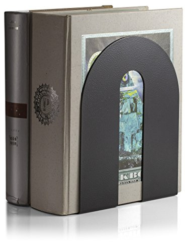 Officemate Bookends, Heavy Weighted 10-inch Steel, Black (93182)