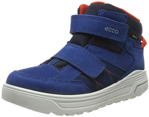 ECCO Jungen URBAN Snowboarder Hohe Sneaker, Blau (Poseidon/Poseidon/Fire 51290)