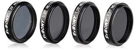 SVBONY SV139 ND Neutral Density Moon Filter Kit for Telescope Eyepiece Reduce Overall Brightness