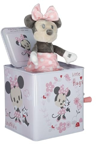 Disney Baby Minnie Mouse Jack-in-The-Box - Musical Toy for Babies- Pink