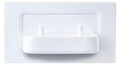 in-Wall Twin Electronic Toothbrush Charger by ProofVision Compatible with Oralraun Electric Toothbrushes. Fascia Plate in a 3 Colour Choices (Charger)