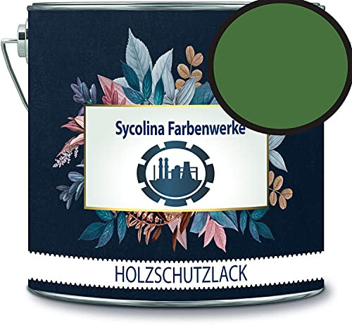 Sycolina - Vernice protettiva per legno, resistente alle intemperie, protezione a lungo termine dalle intemperie, colore verde erba, RAL 6010