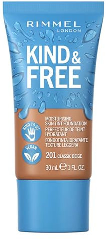 Rimmel Kind + Free Moisturising Skin Tint Foundation, Classic Beige 201