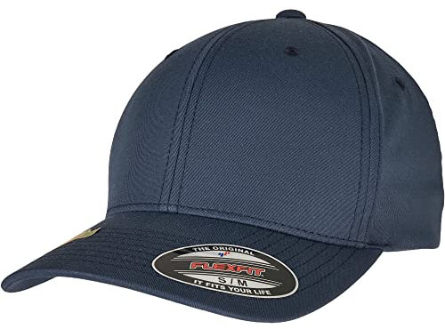 Flexfit Unisex Recycled Polyester Cap Baseballkappe, Navy, S/M