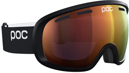 POC Fovea, Uranium Black/Partly Sunny Orange