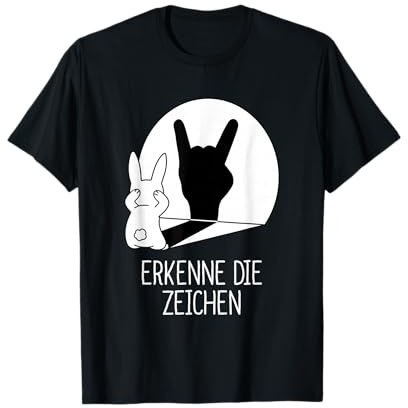 Heavy Metal Hase ERKENNE DIE ZEICHEN Metal & Rock T-Shirt