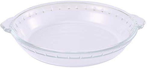 Porcelain Divided Dishes Plate, Glass Pizza Dish Glass Pie Plate Dish: Reusable Pie Baking Plates with Handles Transparent Round Baking Pan Microwave Oven Plate , Quiche and More 7 Inch ( Color : Tran
