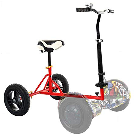 Hoverboard Sitzbefestigung Go-Kart Umbauset – Bequemer Sitz Kompatibel mit 6,5 8 10 Elektroroller – Spaß Fahrt für Erwachsene & Kinder – Einfache Installation von