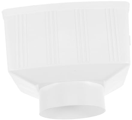 Pluviale Rettangolare in Pvc Bianco per Drenaggio Dell'acqua