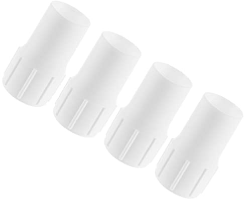 FONDOTIN 4 Stück Kunststoff Poolanschluss Schlauchadapter 1-1/2 Zoll Gewinde Manschette Für Spiralschlauch Vakuumschlauch Ersatzteil Schwimmbadzubehör Leckagefrei Robuste Poolausstattung