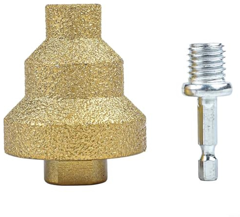 Stufenbohrer mit gerader Nut, Schmirgelfräser für Metall, Holz, Aluminium, Lochöffnung, 20 mm, 35 mm, 50 mm, stabil und (A)