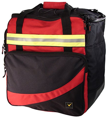 tee-uu EQUIBAG Bolsa Compacta (negro-rojo)