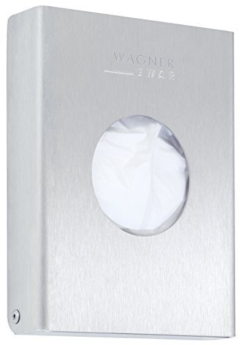 Wagner Ewar Hygienebeutelspender WP156 Edelstahl für Aufputzmontage, Variante:Edelstahl matt