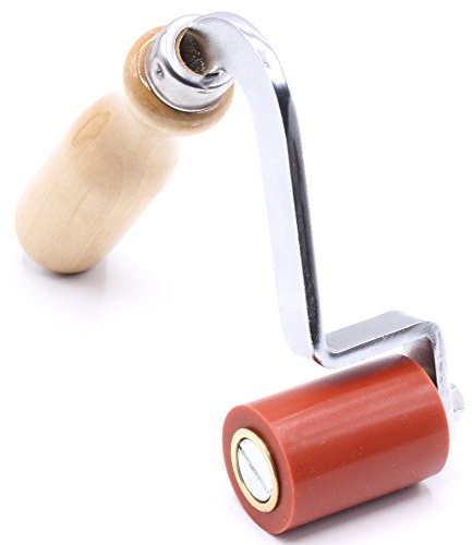 Profi Qualität Andrückrolle 45mm abgewinkelt Silikon Andrückwalze Andrück Rolle Folie Dachdecker