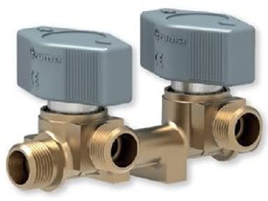 Llave de Paso Gas 2 Tomas