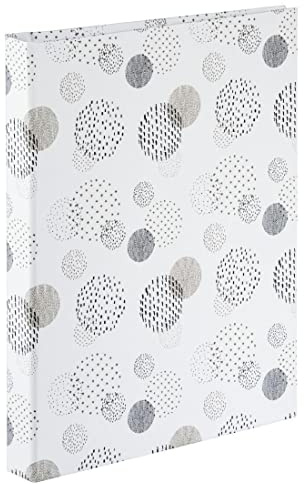 Hama Fotoalbum 19x24,5 cm (Ringbuch Album mit 40 Seiten, Fotoalbum zum Selbstgestalten u. zum Einkleben, personalisierbares Album) bunt