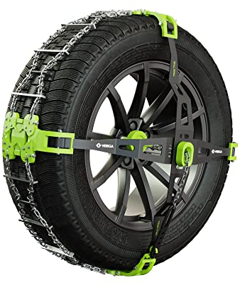 Veriga T-S30 TRACTIVA SPORT Laufflächen Schneeketten Satz (1 Paar= 2 Stück) automatische Spannung & komfortable Montage für PKW & Elektrofahrzeuge