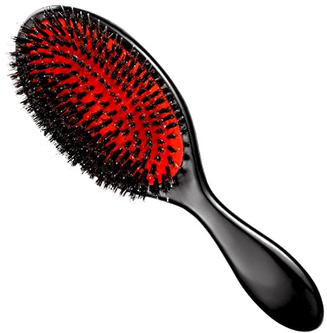 FANTESI Spazzola di estensione dei capelli di pagaia Spazzola di massaggio professionale districare spazzola pettine ovale antistatica pettine
