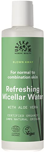 Urtekram - Wild Lemongrass - Blown Away refrescante agua micelar, cleansing Micellar Water, desmaquillante facial - refrescante para piel normal o Combinada- limpieza facial - 250 ml