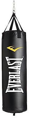 Everlast Unisex Boxsack Nevatear Filled, Punching Bag, Negro/Blanco, 40LBS