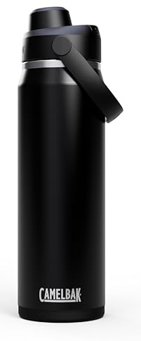 Camelbak THRIVE CHUG VSS 25OZ Trinkflasche Sport – Vakuumisolierter Edelstahl – Hält lange hydratisiert – Ideal für harte Tage – Black, Größe: OS