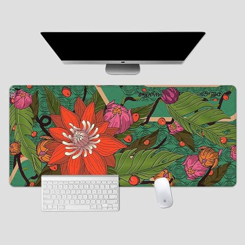 HDkxbf Game-Mauspad, Gaming-Laptoppad, Anime-Schreibtischunterlage, Anime-Mauspad, Gaming-Mauspad, PC-Tastatur, Wasserdicht Und rutschfest(CSGO-17,900x400mm)