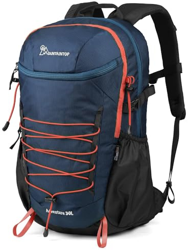 MOUNTAINTOP Hiking Backpack,25/30L Camping Backpack, Men Women Hiking Daypack Lightweight Travel Backpack for Climbing