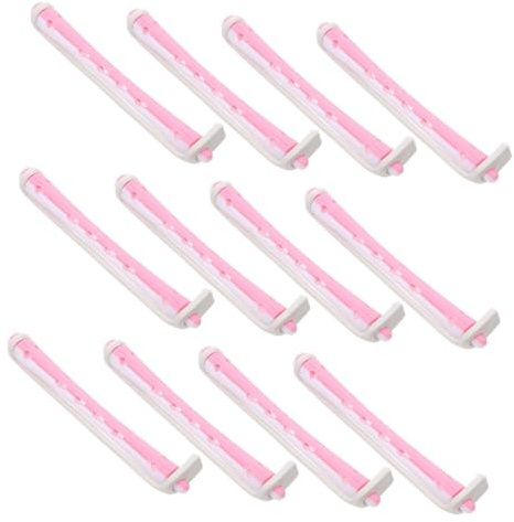 OATIPHO 24pcs Women Hair Rollers Perm Sticks Short Hair Curlers Plastic Perming Rods for Styling and Salon Use