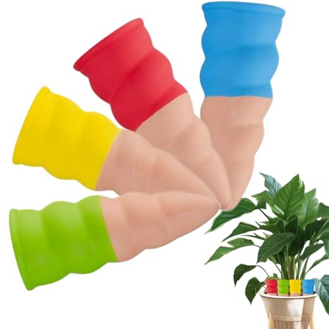 Self Watering Spikes - Self-Watering System Devices for Plant Care, Gardening Irrigation System 4 Pieces | Houseplants Waterer Devices for Yard Indoor Balcony Outdoor Holiday Plant Care Solution