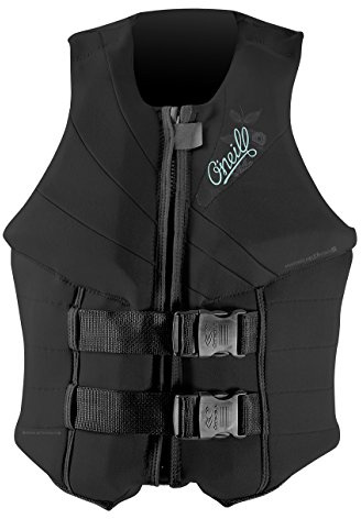 O'Neill Women's Siren USCG Life Vest, Black/Black/Black, 10
